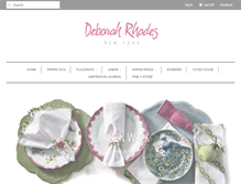 Tablet Screenshot of deborahrhodes.com